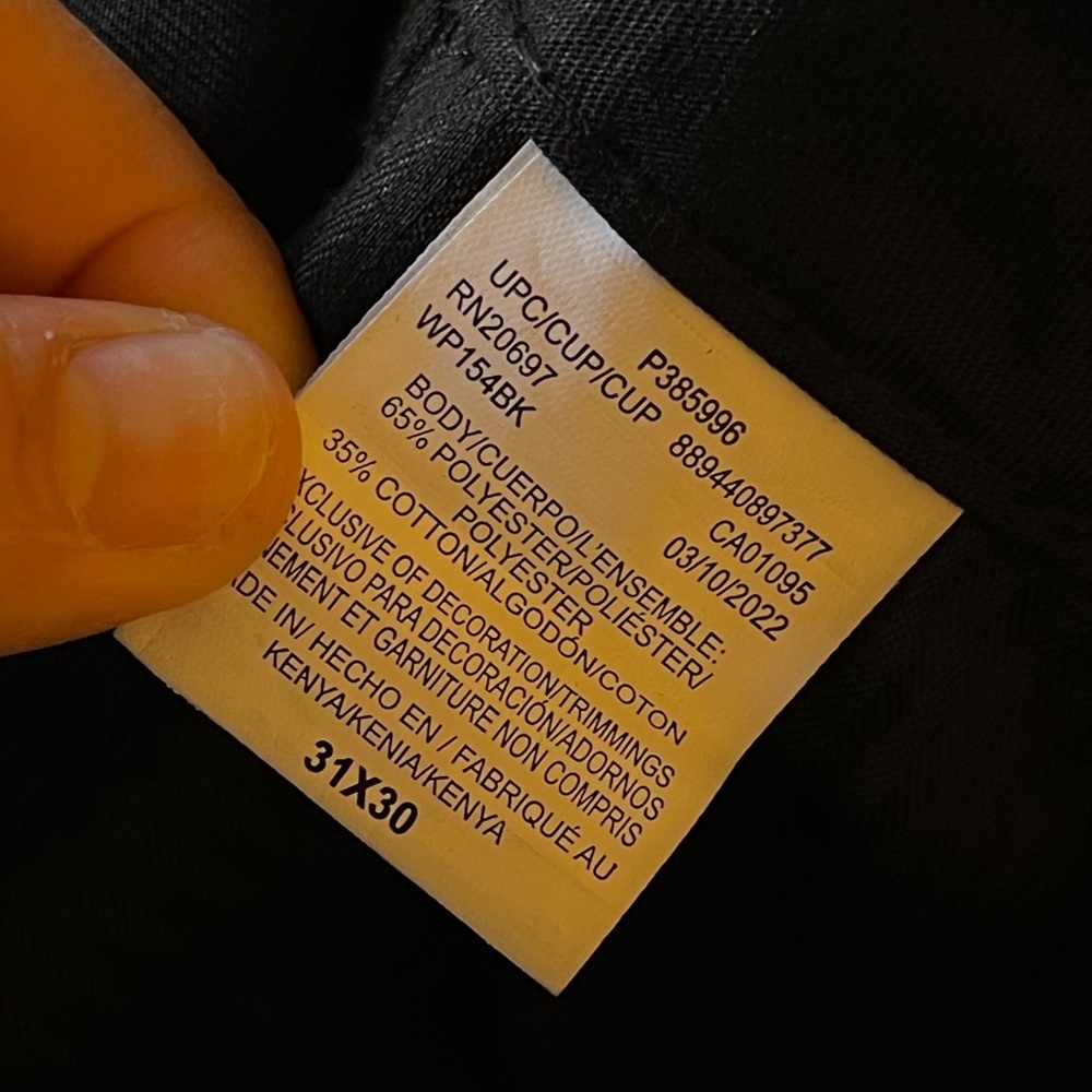 Dickies Black Cargo Work Pants 31×30 - Picture 8 of 9